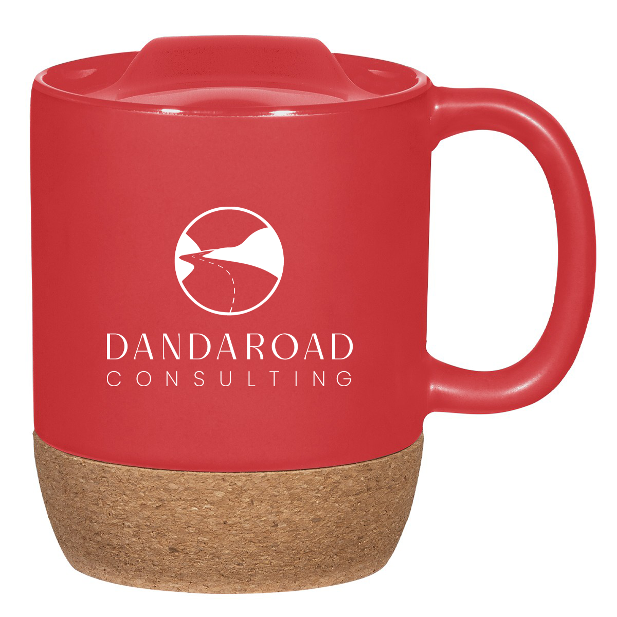 14 oz. Cork Base Ceramic Mug