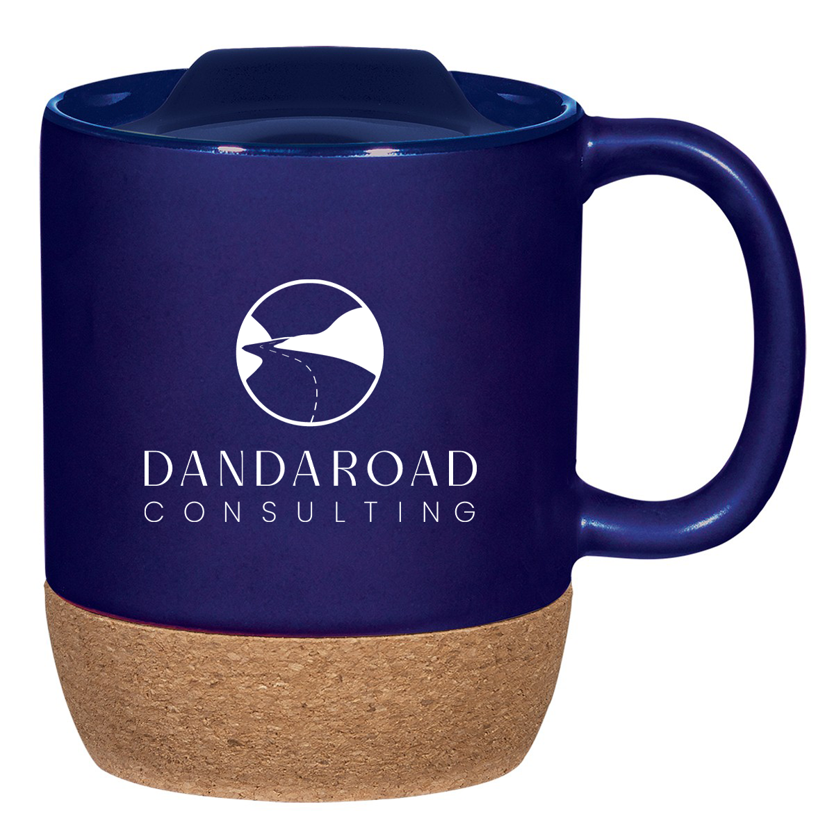 14 oz. Cork Base Ceramic Mug