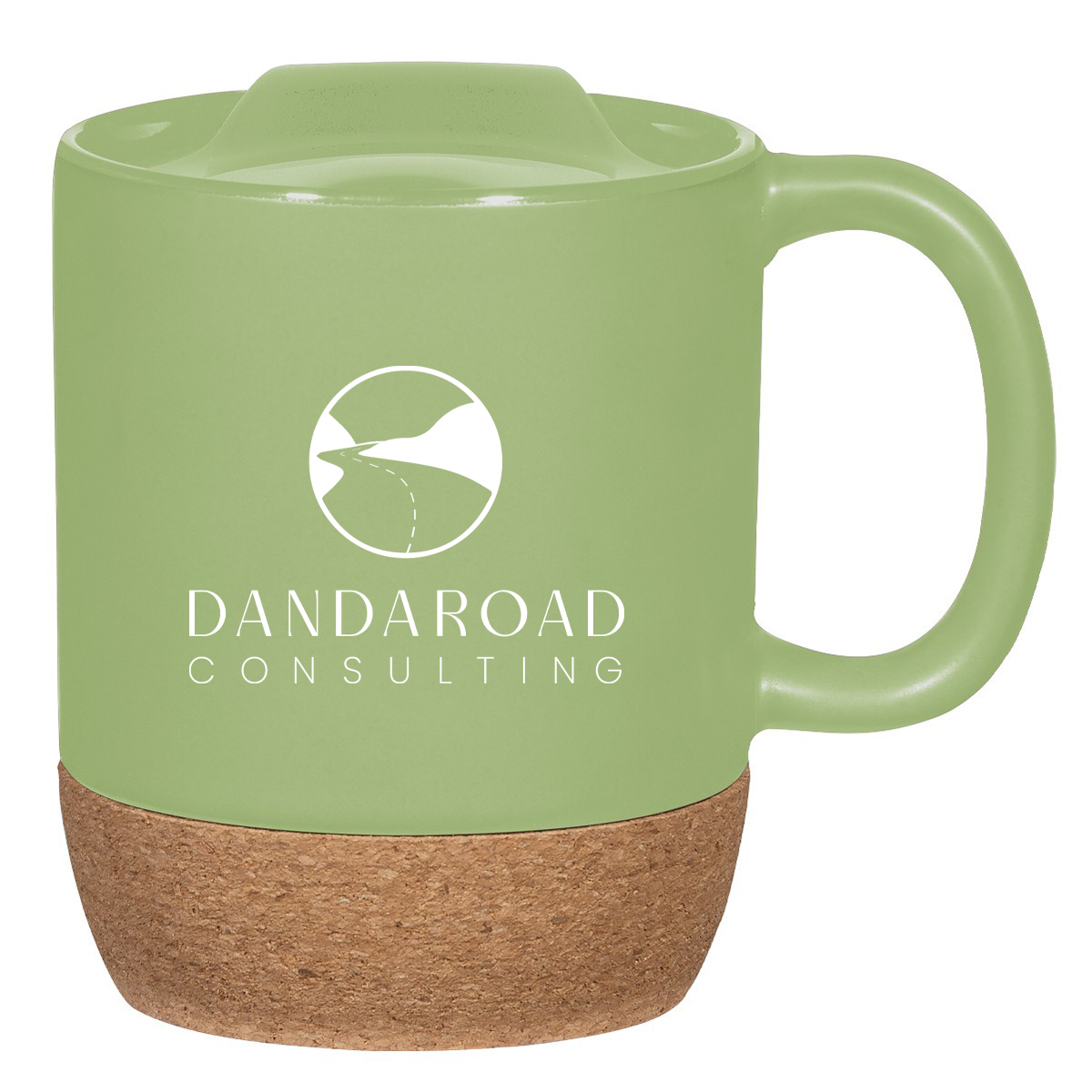 14 oz. Cork Base Ceramic Mug