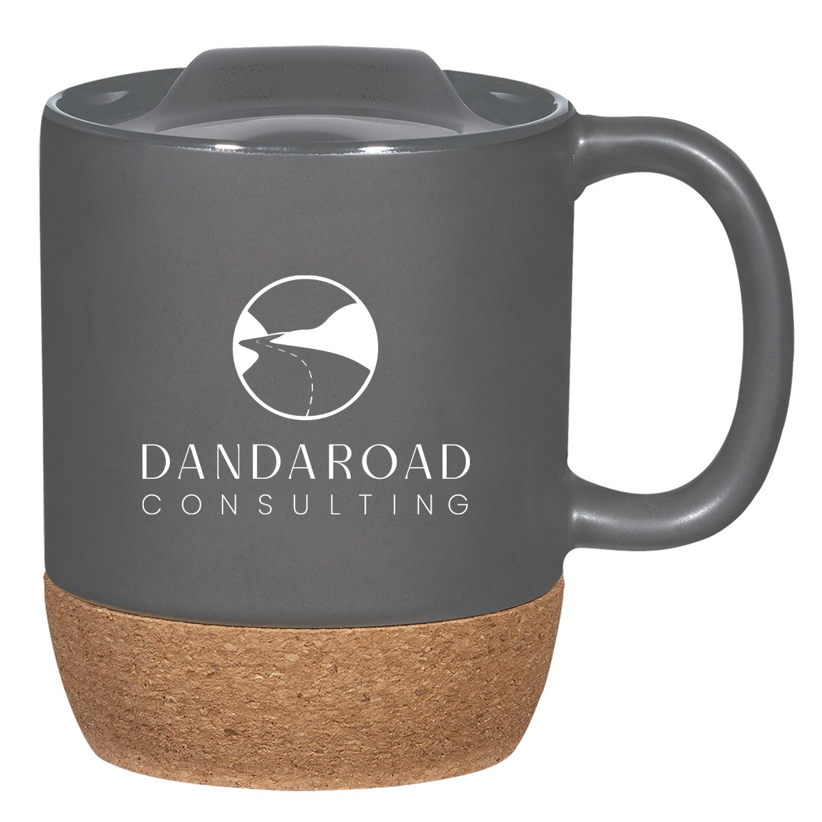 14 oz. Cork Base Ceramic Mug
